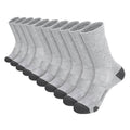 Men's Athletic Crew Socks 5 Pairs Cotton Cushion Sports Sneakers Basketball Running