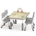 Kids Adjustable Height Table and Chair Set for Play & Learning - Spacious, Stable, Easy Assembly