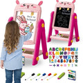 Kids Magnetic Drawing Easel - Double-Sided Art & Learning Board for 3-8 Year Olds