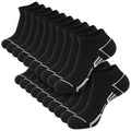 Men's Ankle Socks 10 Pairs Cushioned Athletic Breathable Casual Socks