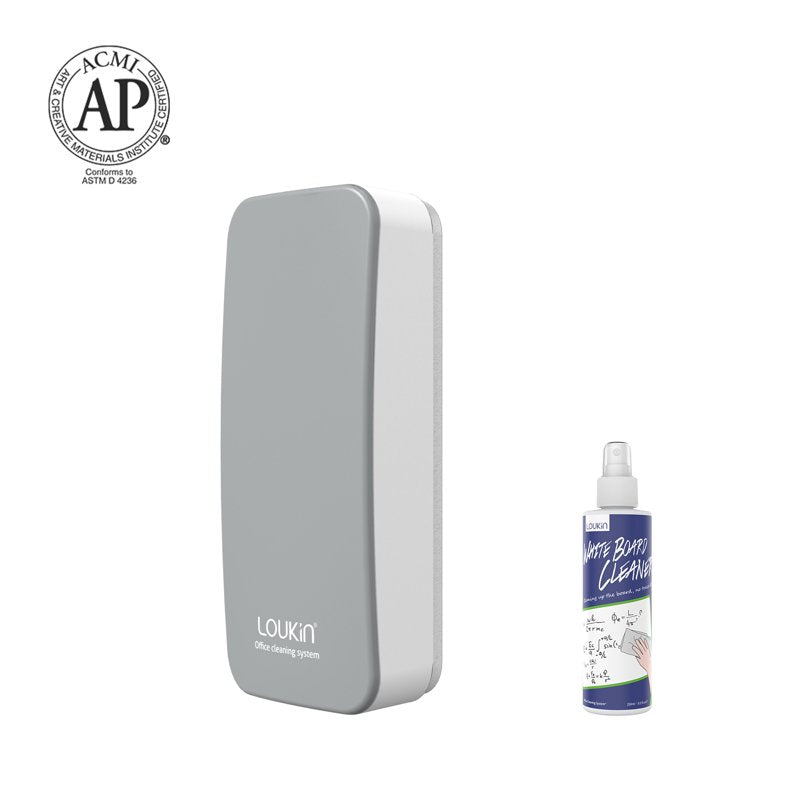 Magnetic Dry Erase Eraser with Whiteboard Cleaner Pack - Glass & Whiteboard Cleaning Tool