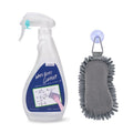 Whiteboard Cleaner with Microfiber Eraser Kit - Non-Toxic, Low Odor, 17 fl oz