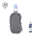 Microfiber Whiteboard Eraser with 3.4 oz Whiteboard Cleaner - Reusable Glass & Dry Erase Tool