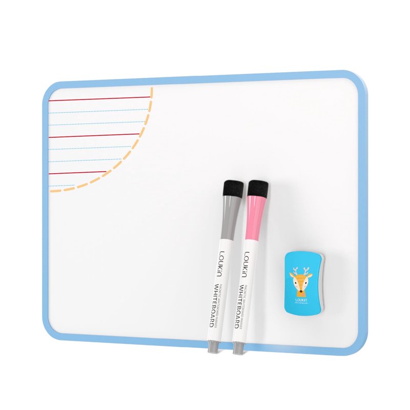 Small Double-Sided Dry Erase Lapboard Set - 9 x 12 Inches, Magnetic & Reusable Classroom Whiteboards