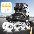 Adjustable Unisex Inline Skates with Light-Up Wheels for Teens & Adults
