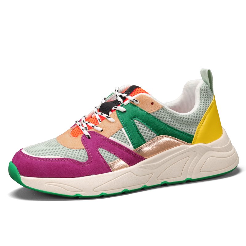 Colorful Chunky Sneakers for Women - Fashion Walking & Travel Shoes