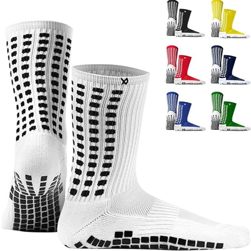 Soccer Grip Socks Anti Slip Knee-High Athletic Socks for Football and Training
