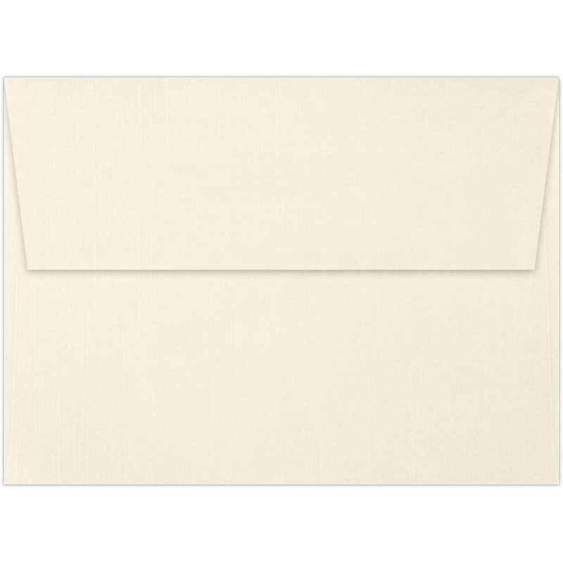 A7 Invitation Envelopes 50 Pack - Natural Linen for Cards & Invitations
