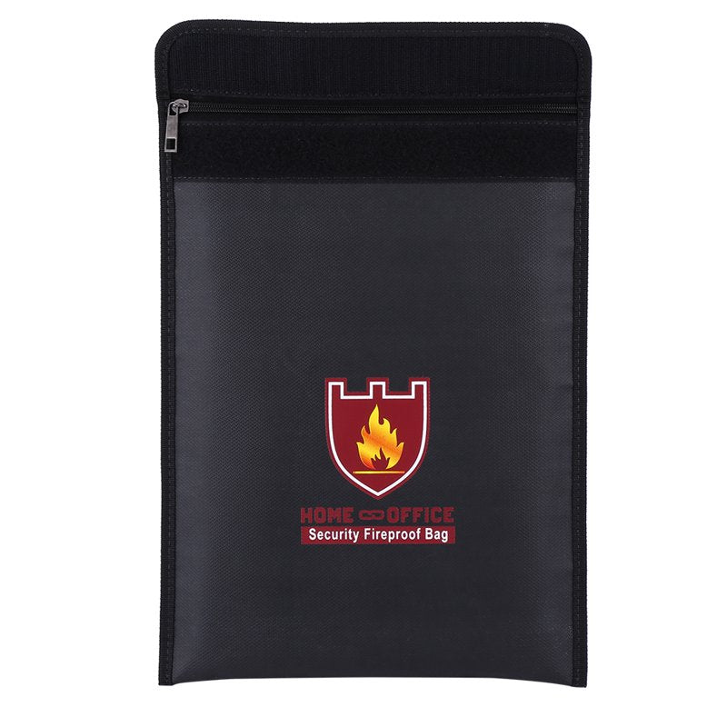 Fireproof Document Bag Waterproof Safe Pouch for Valuables 14x11 Inches