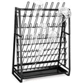 Lab Glassware Drying Rack Wall Mount & Countertop Steel Wire Holds 83 Items