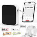 Bluetooth Label Maker with Tape - Portable Thermal Printer for Home & Office