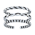 Sterling Silver Stack Ring Set for Women - Fine Jewelry Gift