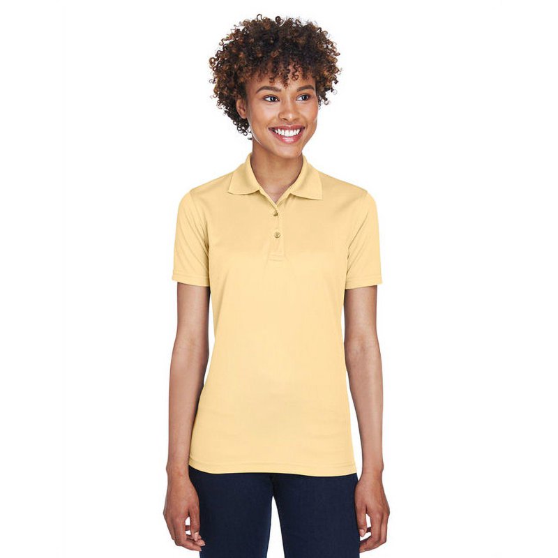 Ladies' Moisture-Wicking Mesh Polo Shirt - Fully Taped Collar, UV Protection