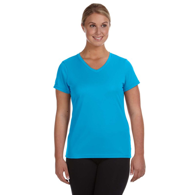 Ladies NexGen Wicking Tee - Augusta Sportswear, Power Blue, 3XL