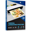 100 Pack Clear Laminating Sheets 11 x 17 Inch for Thermal Laminator - Durable & Rounded Corners