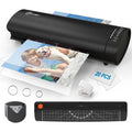 A4 Laminator Machine with 20 Pouches Hot Cold 9-Inch Personal Laminator for Home Office School