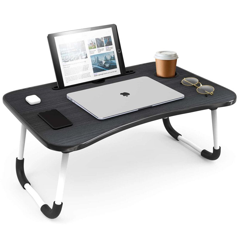 Lammaloe Foldable Lap Desk - Portable Laptop Table for Bed & Couch, Large (Variation L)