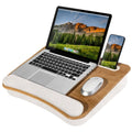 LapGear Portable Lap Desk with Cushion - Fits 15.6-Inch Laptop, White Oak Woodgrain (Variation: White Oak Woodgrain)