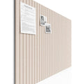 Large Felt Bulletin Board Tiles 48x36 Inches with Pushpins & Adhesive Tabs - Office & Home Decor