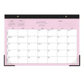 Large Desk Calendar 2026-2027 - 12x17 Inches, 18-Month Schedule, Black