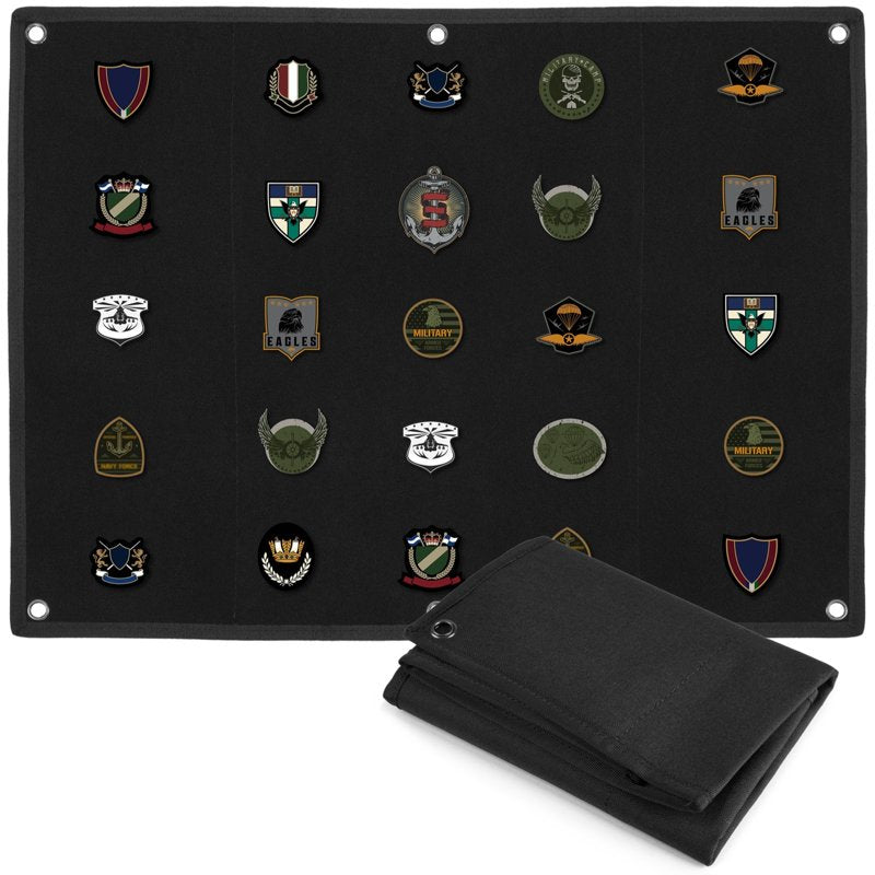 Large Self-Adhesive Patch Board 43x27.5 Inch Organizer for Patches & Emblems