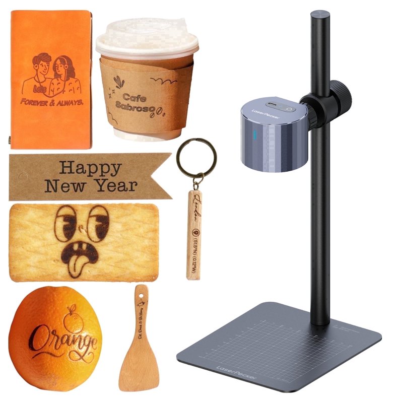 Portable Laser Engraving Machine for DIY Crafts Wood Leather Leather