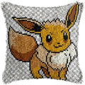 Latch Hook Cushion Kit for DIY Pillow Covers 17x17 Inches - Home Decor