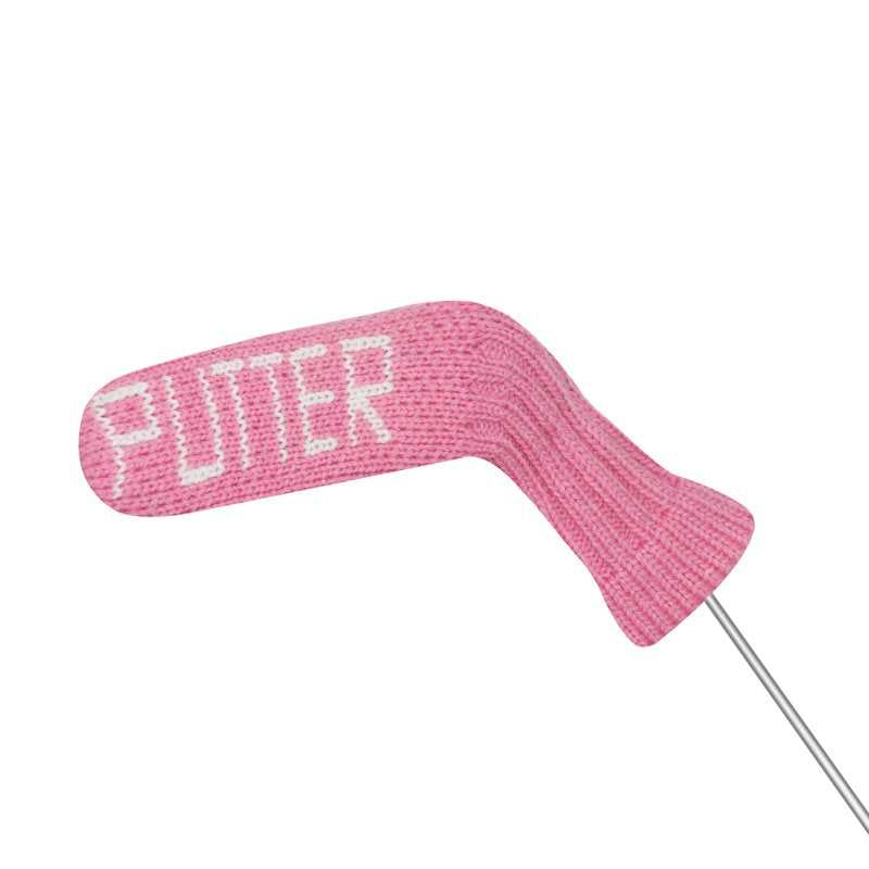 Golf Blade Putter Head Cover - Knitted Protective Cover for Most Blade Putters