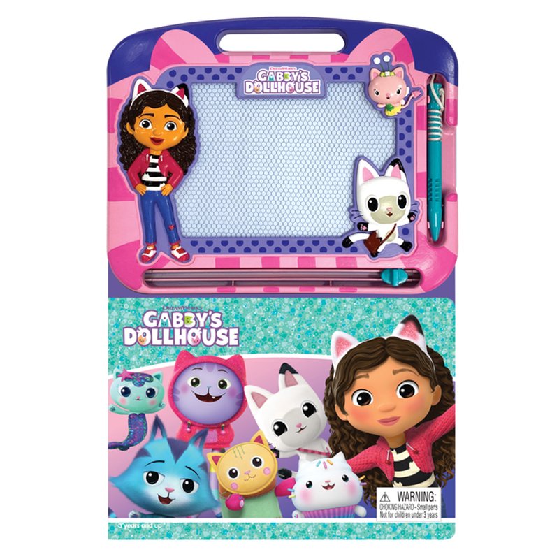 Gabby's Dollhouse Learning Series Paperback - Educational Drawing and Writing Activity Book
