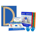 Build Mat Man Educational Kit with Wood Pieces, Book Set, Poster, and Sing Along CD
