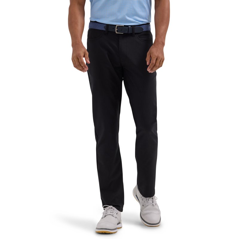 Lee Men's Golf Series Five Pocket Pant - Black, 38x30