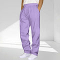Men's Drawstring Loose Fit Sweatpants with Pockets - Lightweight Casual Joggers