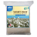 Natural Cotton-Polyester Batting for Quilts - All Sizes, No Scrim