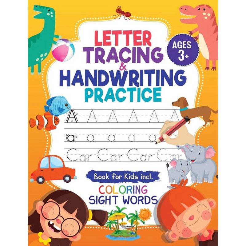 Preschool Handwriting Practice Book with Letter and Number Tracing — Fun Learning Workbook for Kids