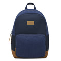 Unisex Denim Backpack with Pockets and Laptop Sleeve - Durable School & Travel Bag