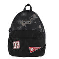 Unisex Tie Dye Varsity Patches Backpack 17-inch Dome Style School Bag