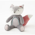 Baby Fox Stuffed Toy Plush for Nursery Decor - Grey, Pink, White, Teal