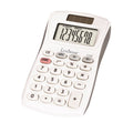 Last Digit Erase Desktop Calculator - 8-Digit Solar Pocket Calculator White