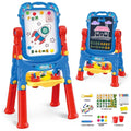 Kids Double-Sided Magnetic Art Easel for Ages 1-8 - Creative Drawing & Learning Toy