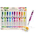 Scented Lava Gel Pen Set - 10 Colorful Aromatherapy Writing Pens