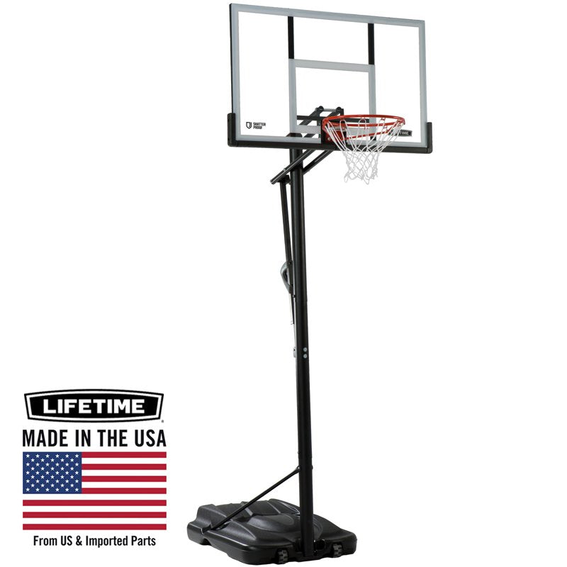Adjustable Portable Basketball Hoop with 54-Inch Shatterproof Backboard – Outdoor Court System