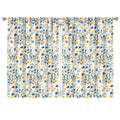 Light Control Floral Blackout Curtains - 2 Panels for Bedroom & Living Room