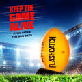 Glow in the Dark Youth Football - Light Up Outdoor Sports Ball for Kids Ages 8-15