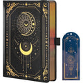 A5 Hardcover College Ruled Notebook with 316 Pages, Vintage Journal for Writing & Planning