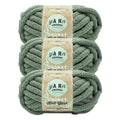 Jumbo Chenille Yarn for Arm-Knitting - 3 Pack, Multiple Colors, 28 yd