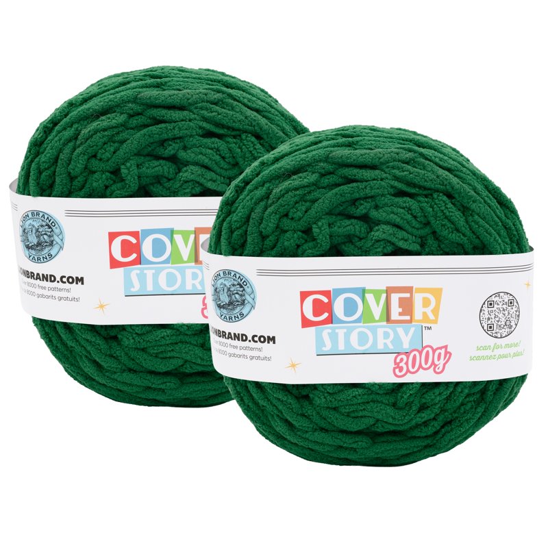 Super Bulky Chenille Yarn Cover Story 300G - Plush, Velvety Texture, 164 Yards - Multiple Colors
