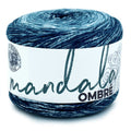 Mandala Ombre Yarn - Multi-Color Acrylic Cake Yarn for Knitting & Crocheting