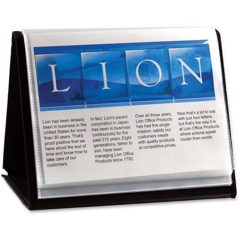 Flip-N-Tell Display Easel Book Set - 40 Chart Capacity Black