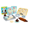 Kids Cookie Baking Set with Make-It Mix Play Sand & Accessories - Pretend Play Kitchen