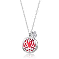 Aromatherapy Necklace with Essential Oil Diffuser Charm and Gift Set for Women